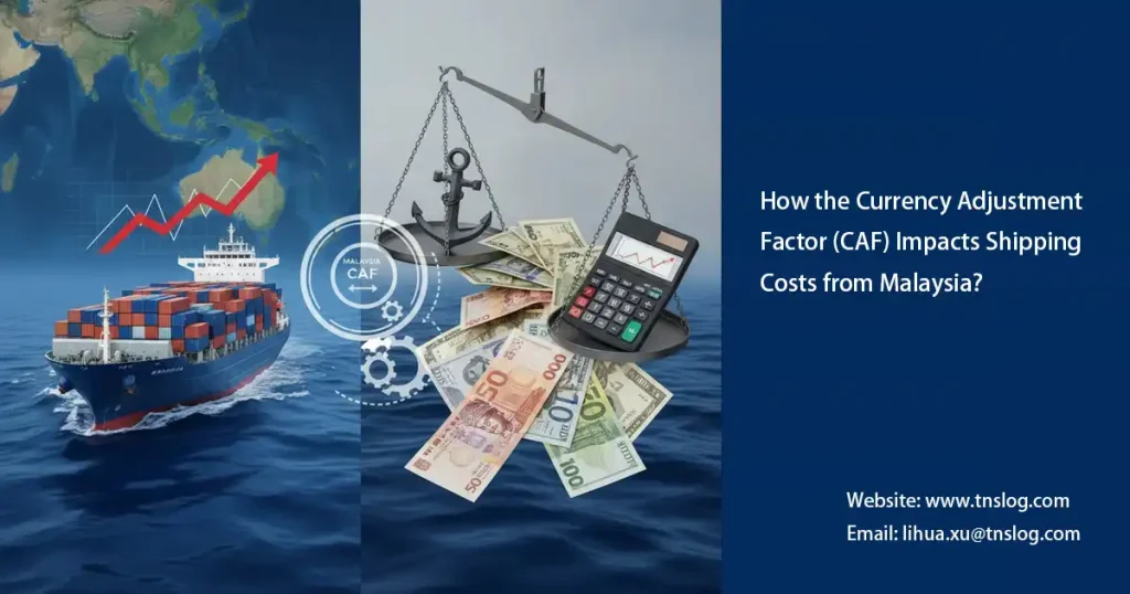 How the Currency Adjustment Factor (CAF) Impacts Shipping Costs from Malaysia?