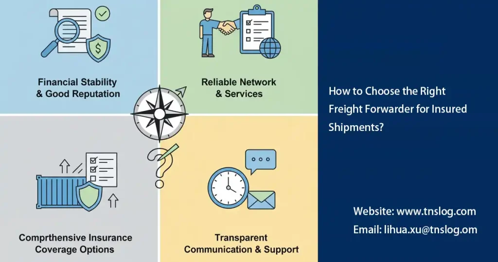 How to Choose the Right Freight Forwarder for Insured Shipments?