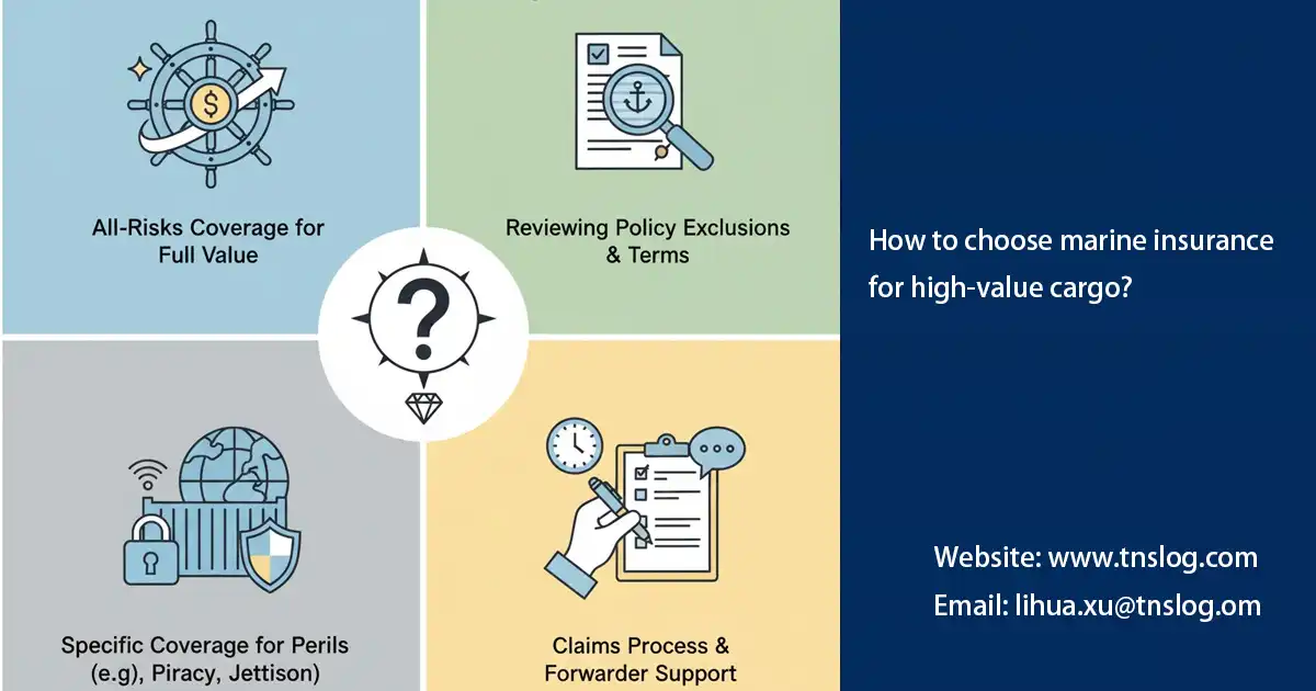 How to choose marine insurance for high-value cargo?