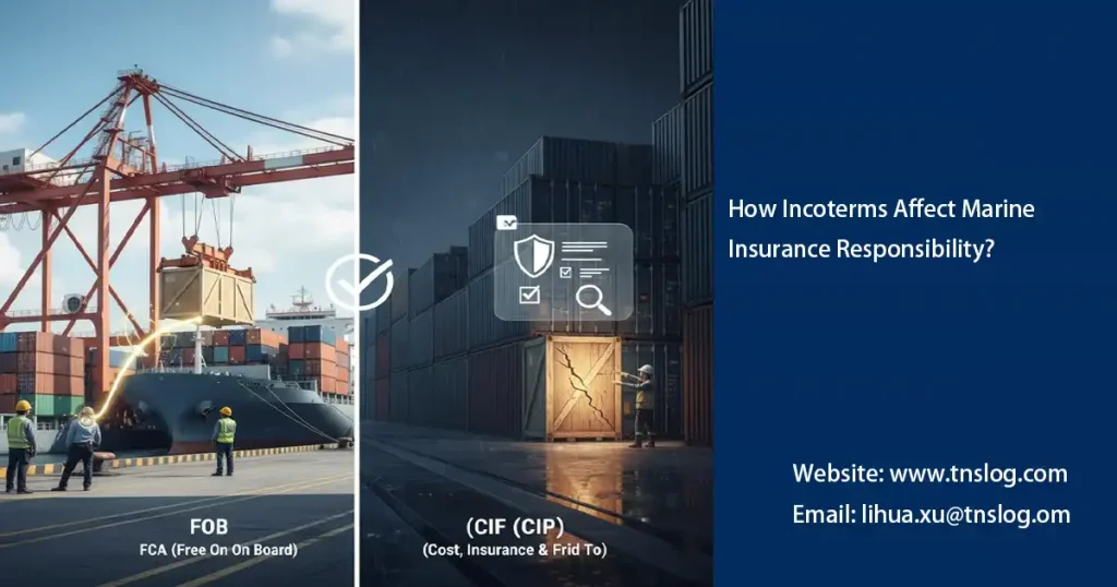 How Incoterms Affect Marine Insurance Responsibility?
