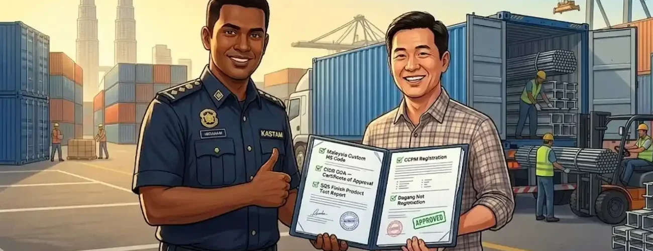 Avoid Cargo Seizure, Custom HS Code Malaysia CIDB COA